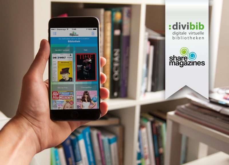 Starke Partner für digitale Medien in Bibliotheken: sharemagazines und divibib verkünden Kooperation