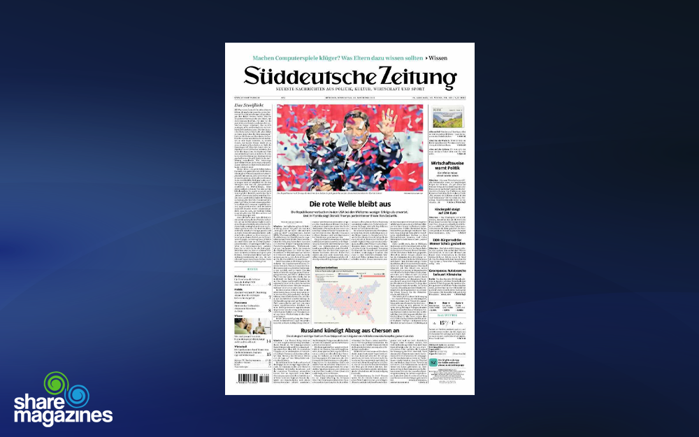 SÜDDEUTSCHE ZEITUNG – neu im sharemagazines Portfolio