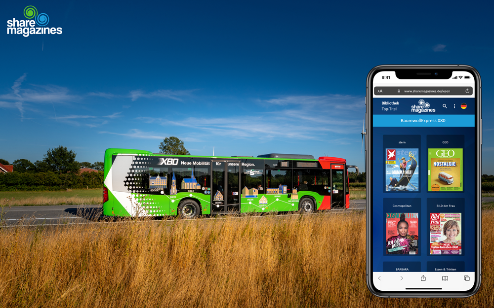 Der BaumwollExpress X80 als sharemagazines Location des Monats November